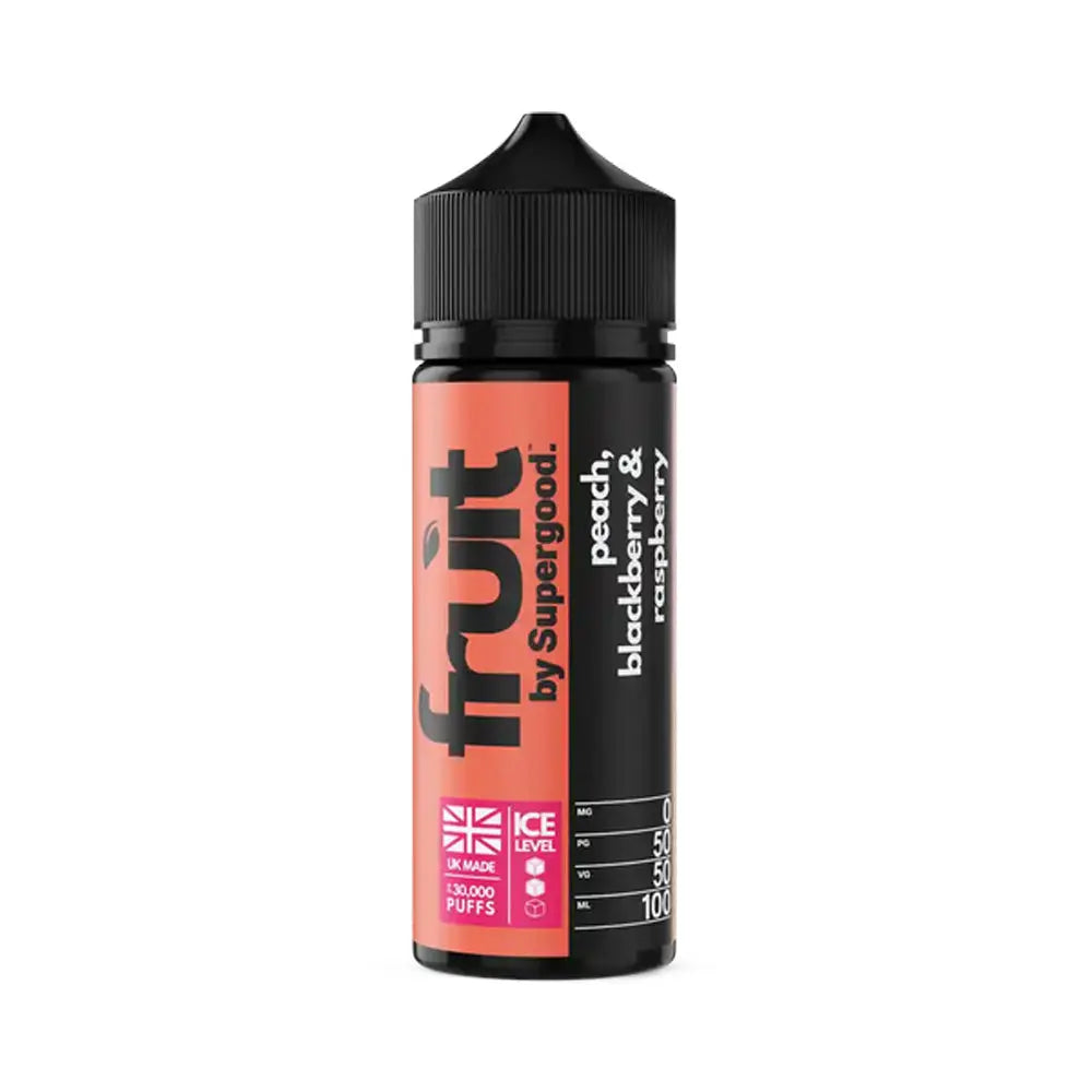 Peach Blackberry & Raspberry 100ml Shortfill by Supergood