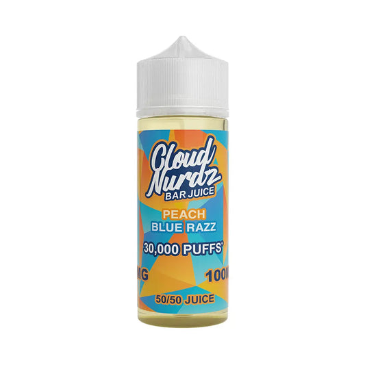 Peach Blue Razz 100ml Shortfill by Cloud Nurdz