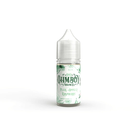 Pear Apple & Raspberry Nic Salt E-liquid by Ohm Boy Volume II