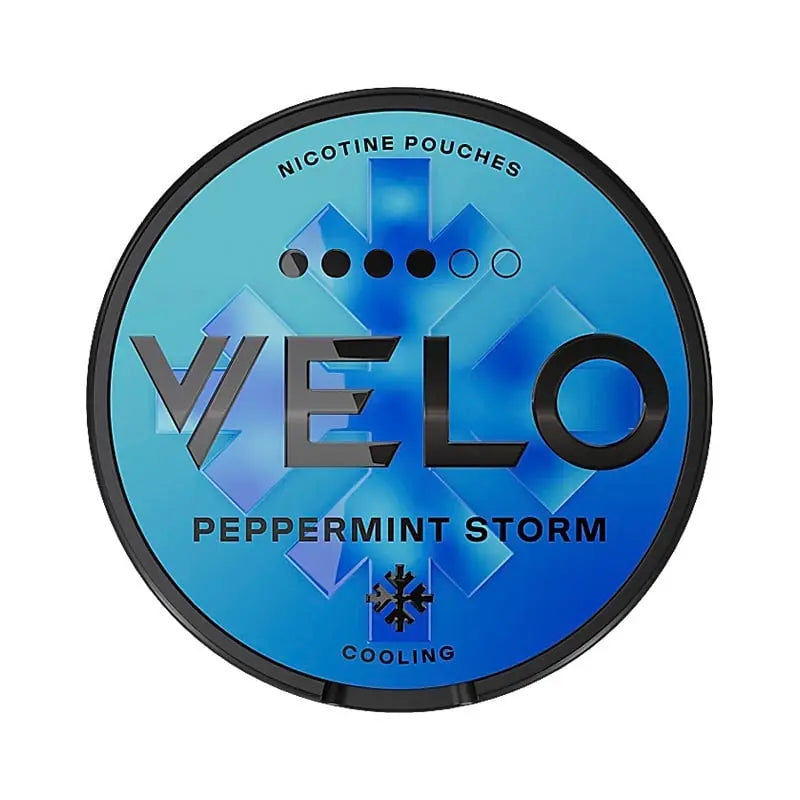 Peppermint Storm Nicotine Pouches by Velo