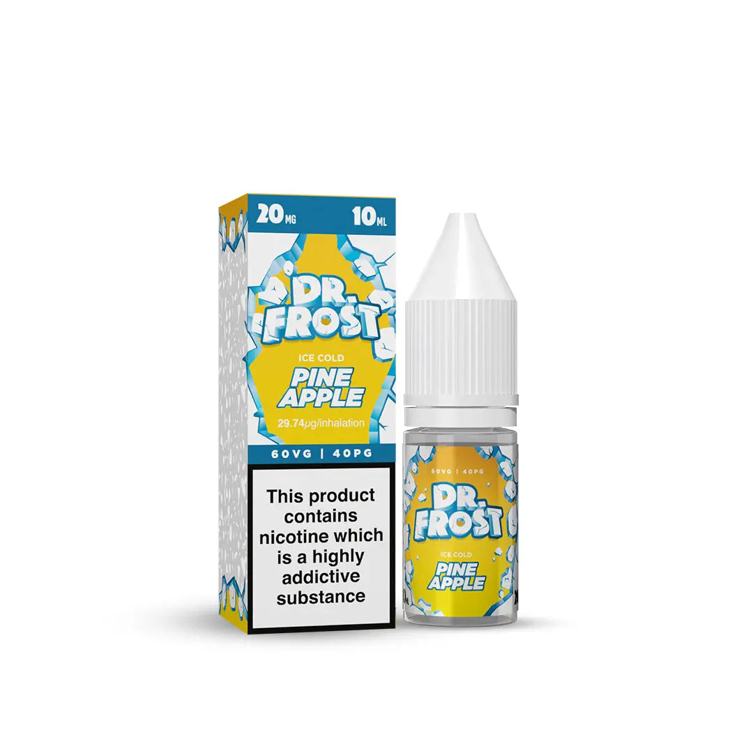 elfbar nachfüll pod läuft aus Pineapple Ice Nic Salt E-Liquid by Dr Frost