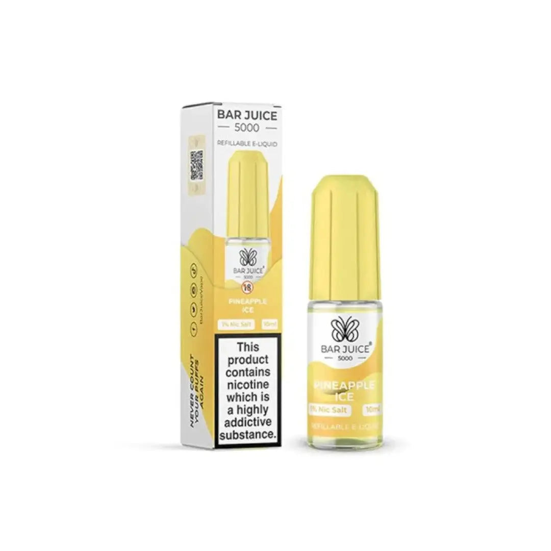 Pineapple Ice Nic Salt E-Liquid by Bar Juice 5000 - Tidal Vape