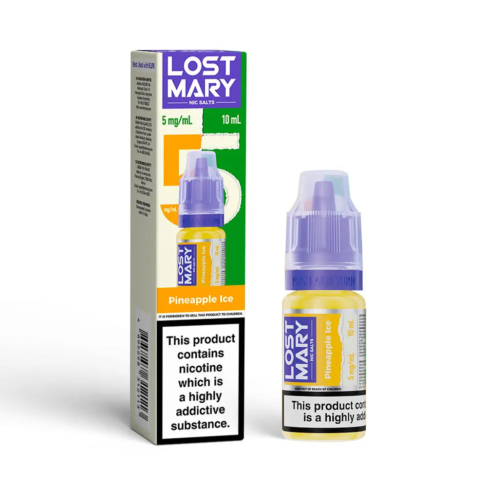 Pineapple Ice Nic Salt by Lost Mary Lost Mary