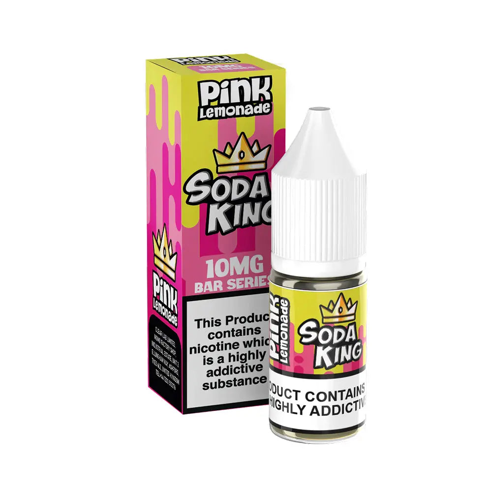 Pink Lemonade 10ml Nic Salt by Soda King Soda King