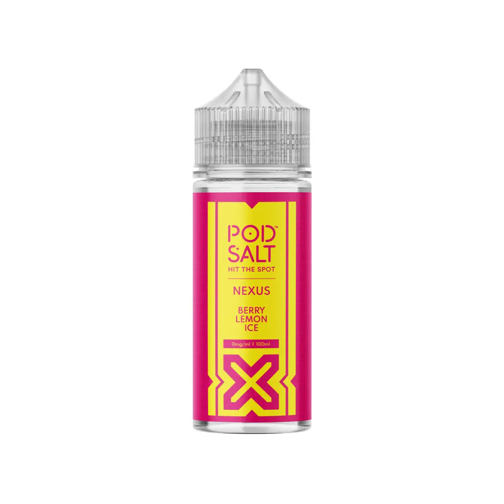 Pod Salt Nexus Berry Lemon Ice 0mg 100ml Shortfill