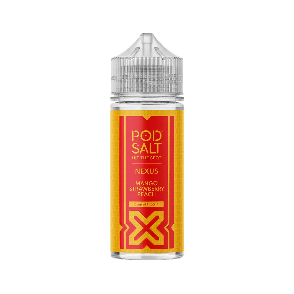 Pod Salt Nexus Mango Strawberry Peach 100ml Shortfill Pod Salt
