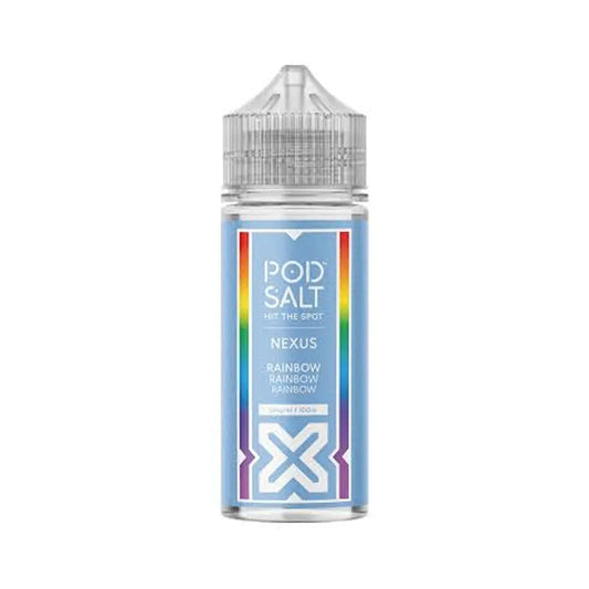 Pod Salt Nexus Rainbow 0mg 100ml Shortfill