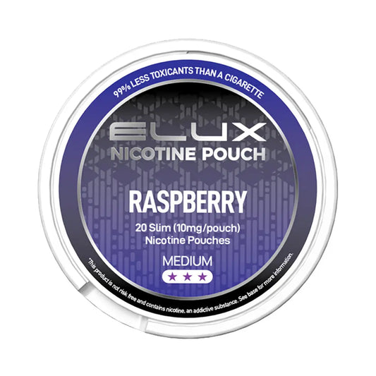Raspberry Nicotine Pouches by Elux