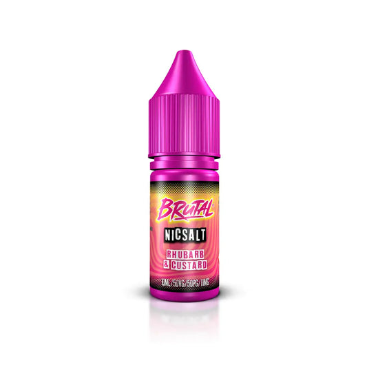 Rhubard & Custard 10ml nic salt by Just Juice Brutal