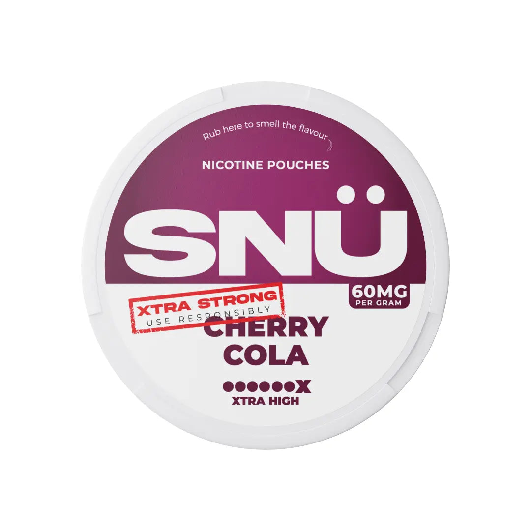 SNU Cherry Cola Nicotine Pouches by Bar Juice