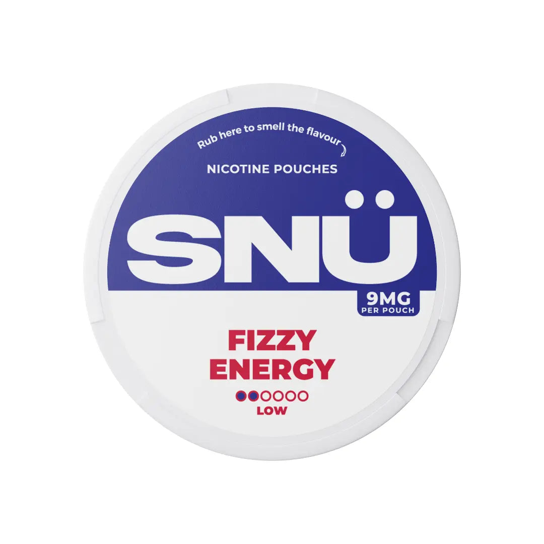 SNU Fizzy Energy Nicotine Pouches by Bar Juice
