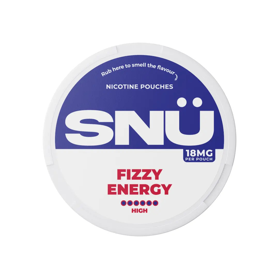 SNU Fizzy Energy Nicotine Pouches by Bar Juice