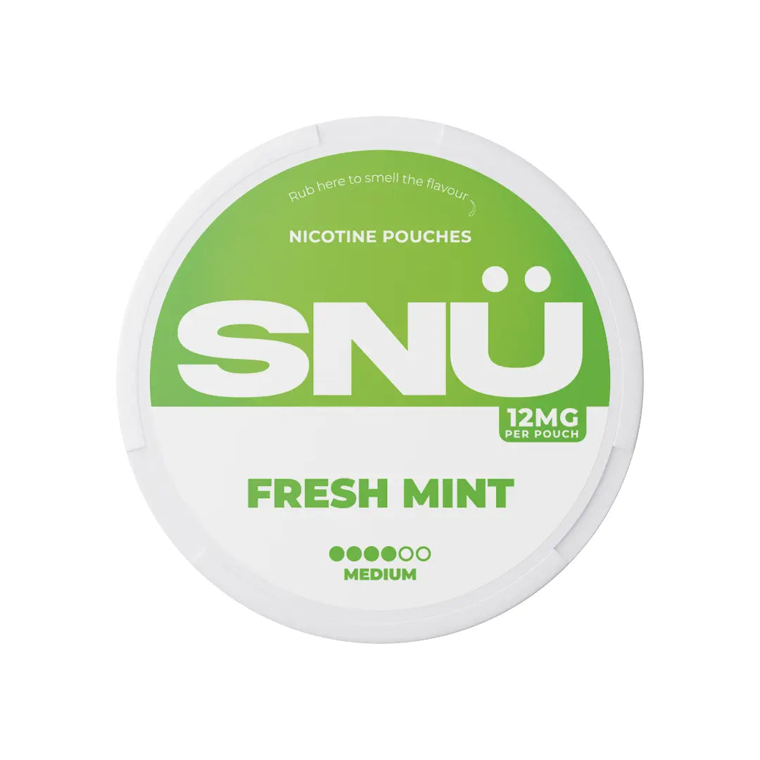 SNU Fresh Mint Nicotine Pouches by Bar Juice