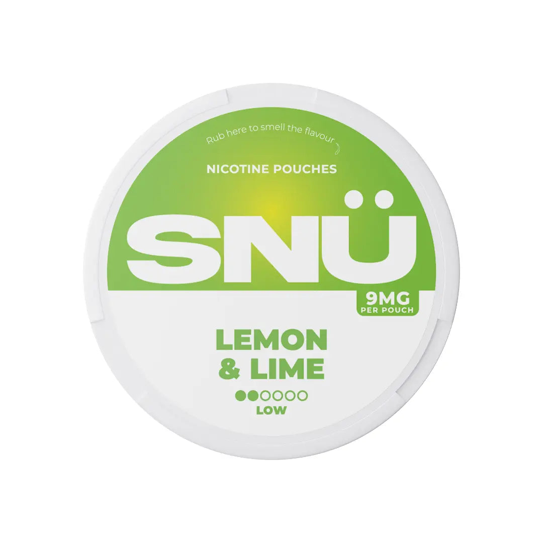 SNU Lemon & Lime Nicotine Pouches by Bar Juice