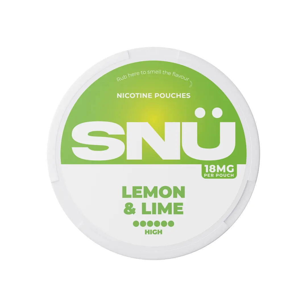 SNU Lemon & Lime Nicotine Pouches by Bar Juice