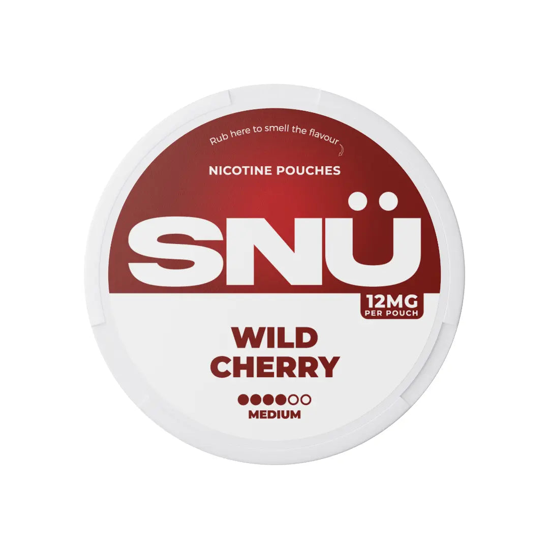 SNU Wild Cherry Nicotine Pouches by Bar Juice