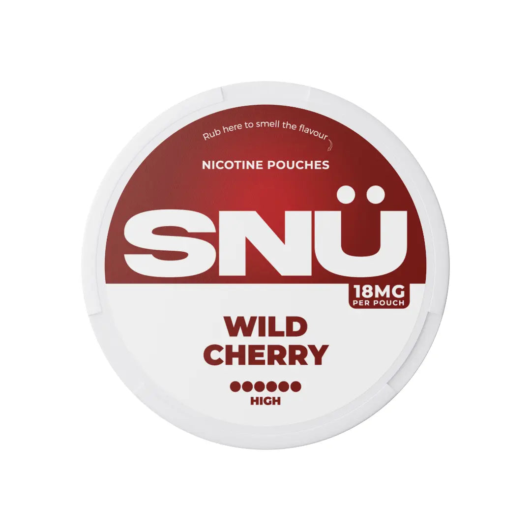 SNU Wild Cherry Nicotine Pouches by Bar Juice