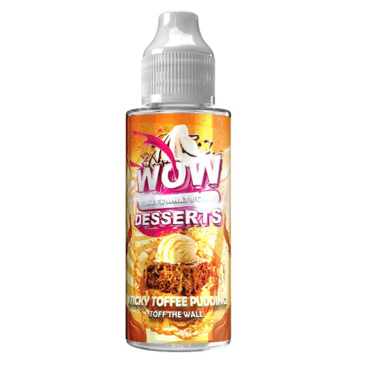 STICKY TOFFEE PUDDING AND CUSTARD E-LIQUID BY WOW DESSERTS