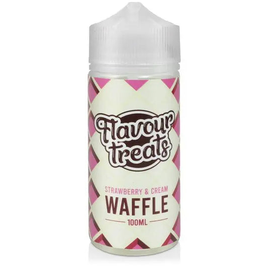 STRAWBERRY AND CREAM WAFFLE E-LIQUID BY FLAVOUR TREATS