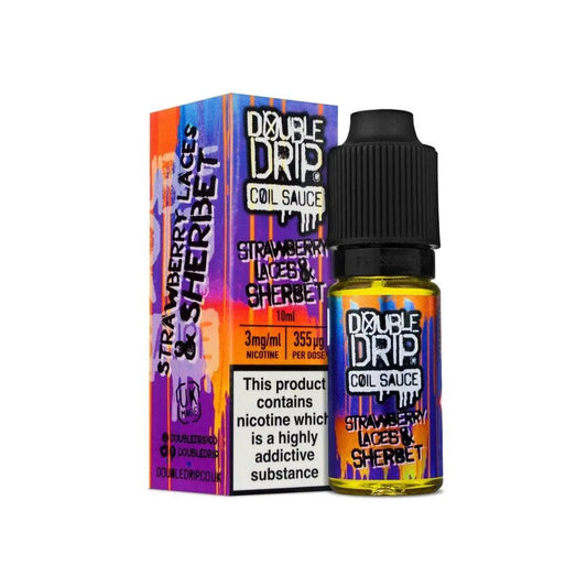 STRAWBERRY LACES AND SHERBET E-LIQUID BY DOUBLE DRIP