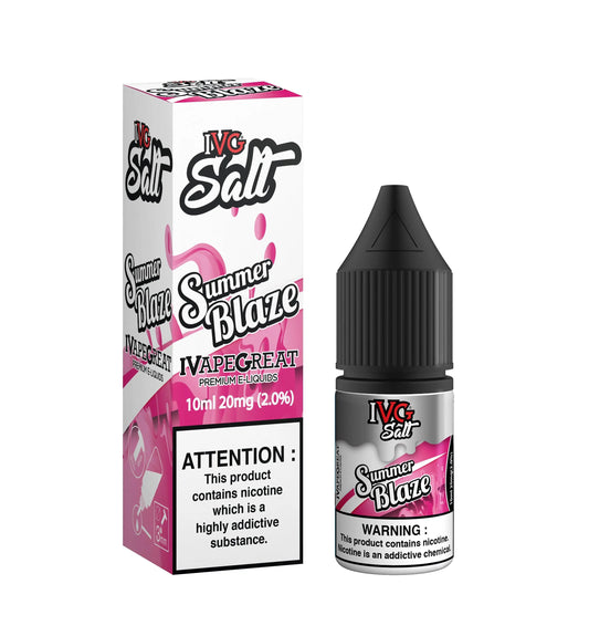 SUMMER BLAZE NIC SALT E-LIQUID BY IVG