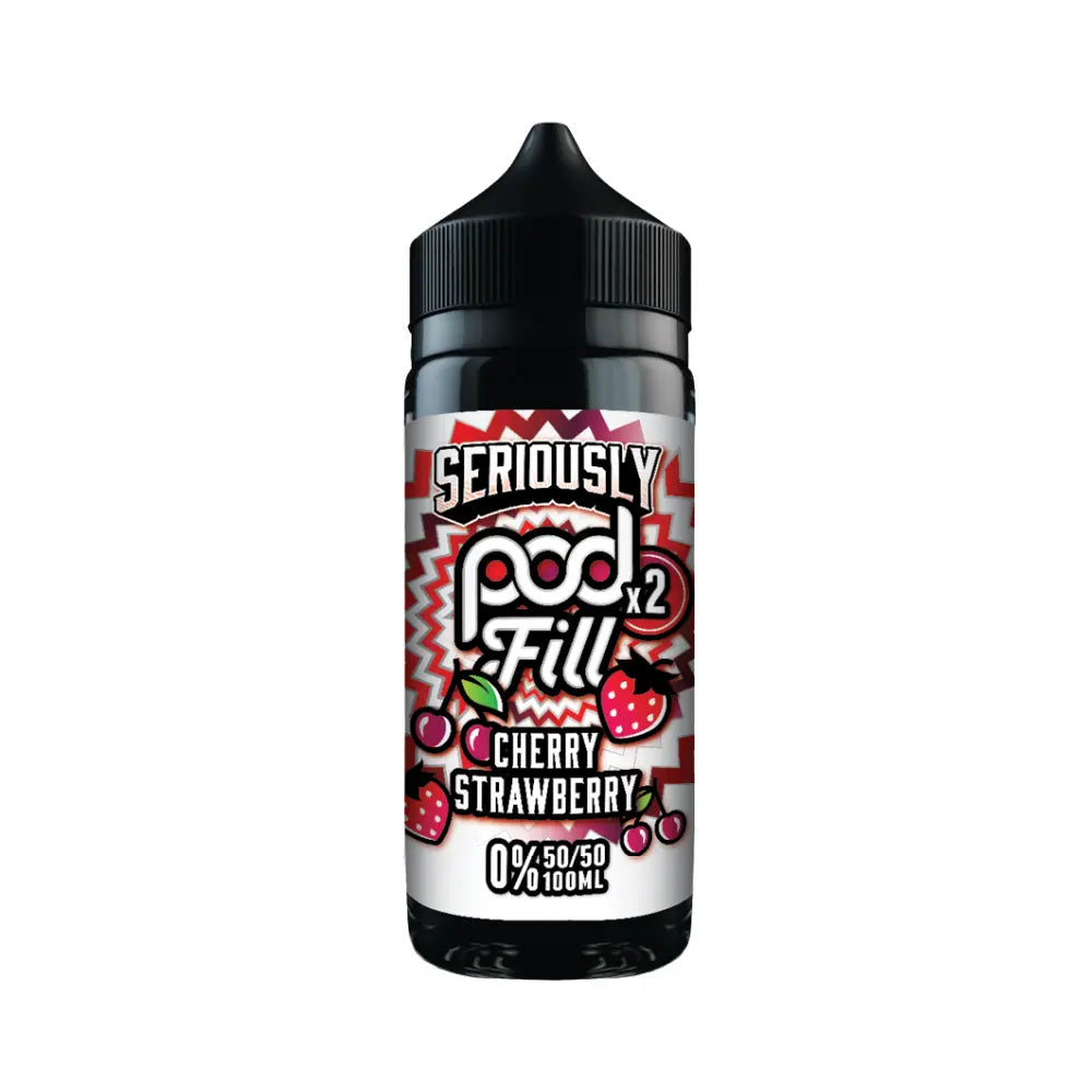 Seriously Pod Fill x2 Cherry Strawberry 100ml Shortfill Doozy