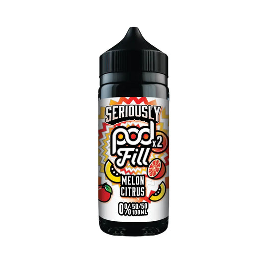 Seriously Pod Fill x2 Melon Citrus 100ml Shortfill