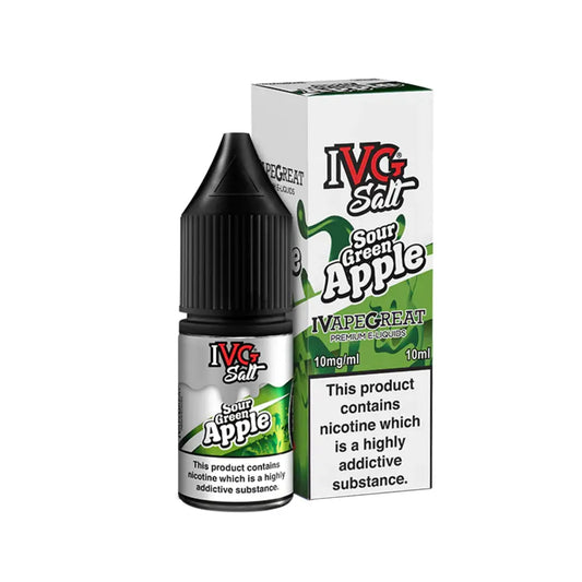 Sour Green Apple Nic Salt E-Liquid by IVG