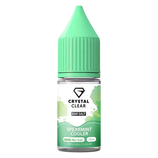 Spearmint Cooler Nic Salt by Crystal Clear Bar Salts Crystal Clear
