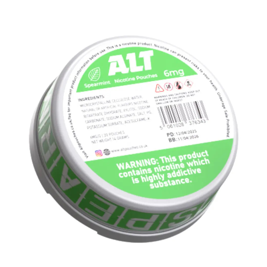 Spearmint Nicotine Pouch by Alt ALT
