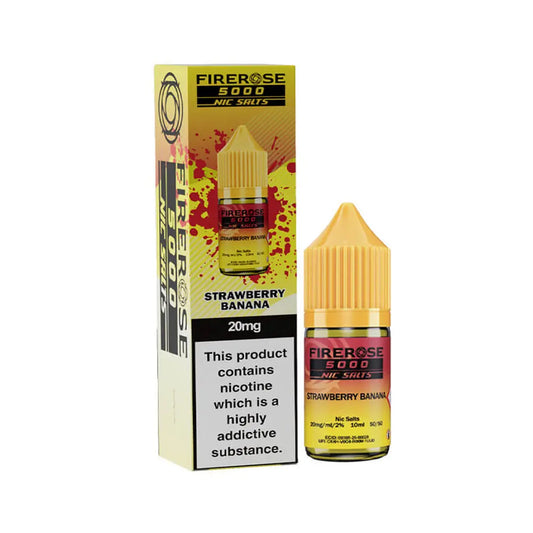 Strawberry Banana Nic Salt by Elux Firerose 5000