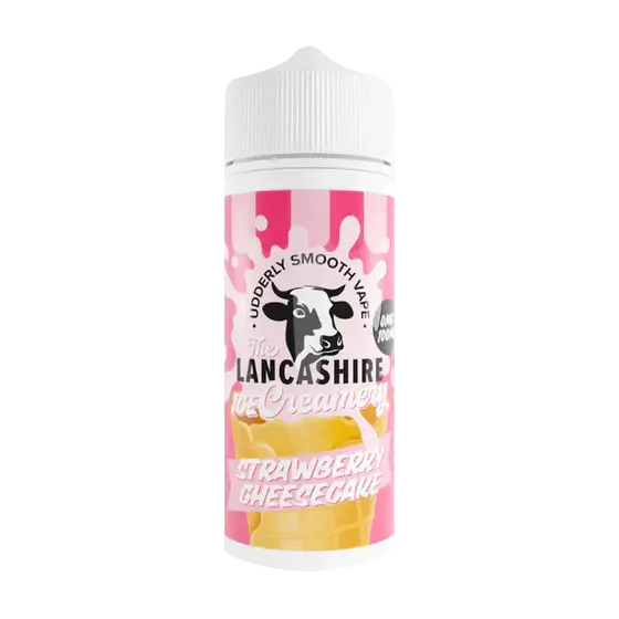Strawberry Chessecake 100ml Shortfill by The Lancashire Ice Creamery The Lancashire Creamery