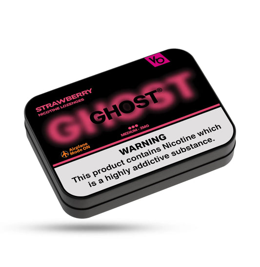 Strawberry Ghost Nicotine Lozenges by Vapes Bar