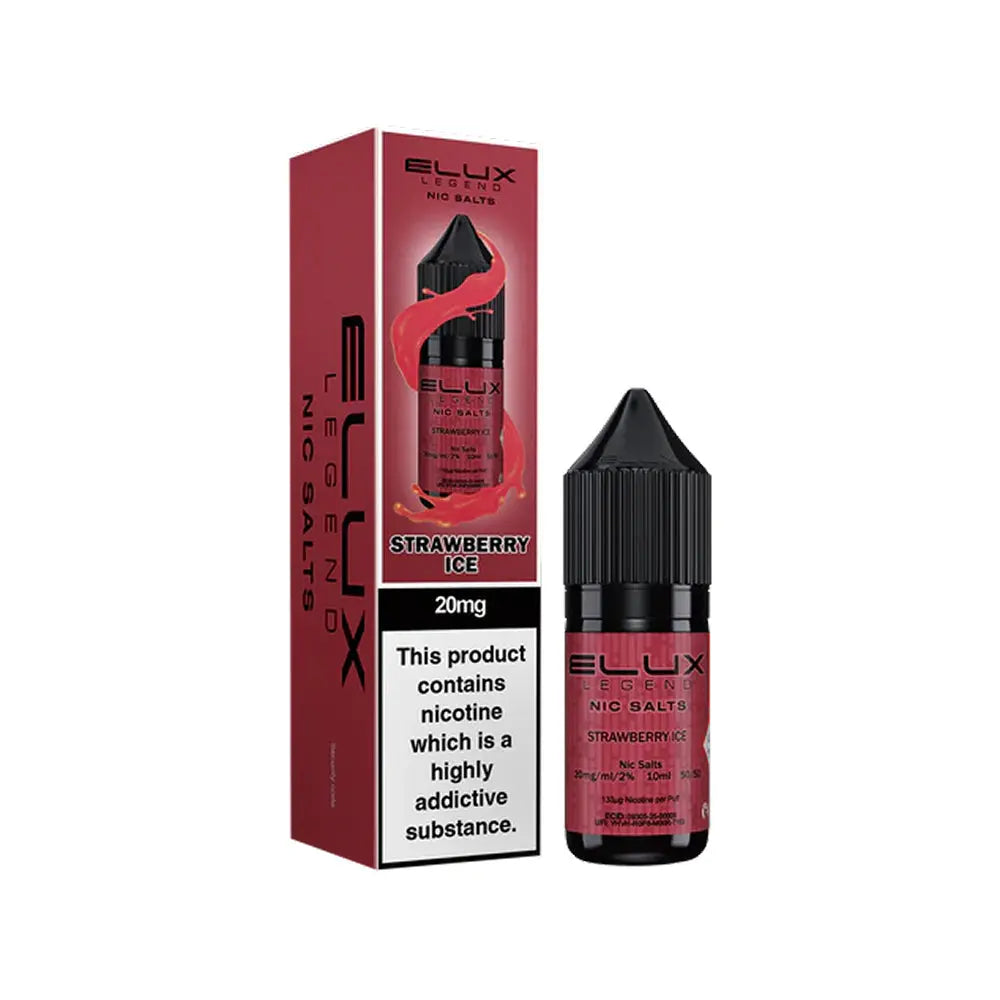 Strawberry Ice 10ml Nic Salt by Elux Legend Elux
