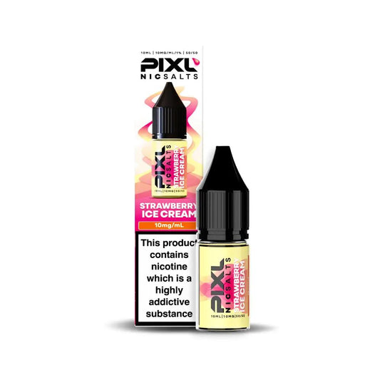 Strawberry Ice Cream Pixl 10ml Nic Salt E-Liquid