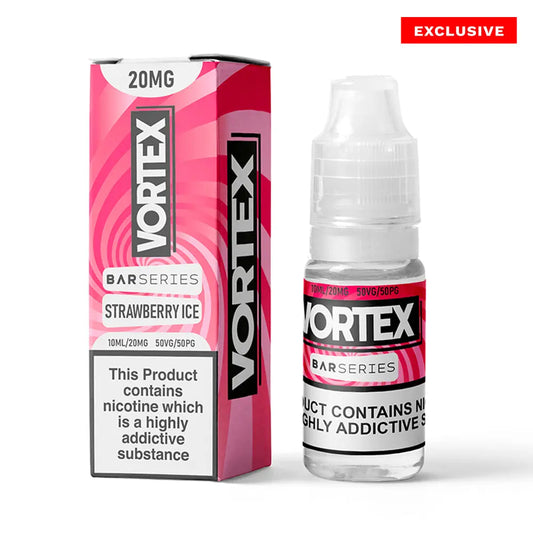 Strawberry Ice Nic Salt by Vortex Bar Series