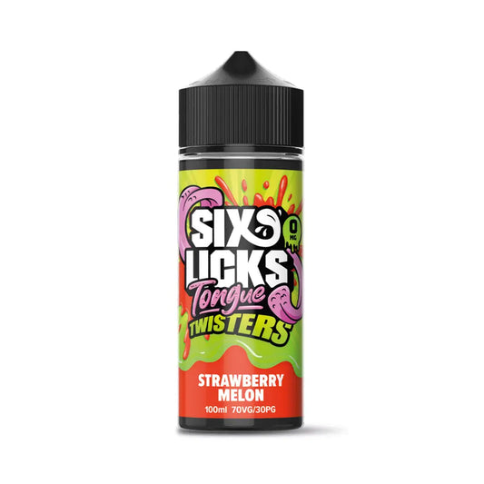 Strawberry Melon 100ml Shortfill by Six licks Tongue Twister