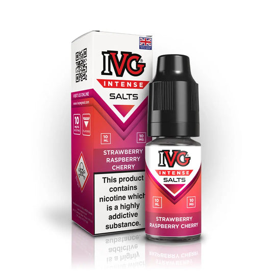 Strawberry Raspberry Cherry Nic Salt by IVG Intense Salts