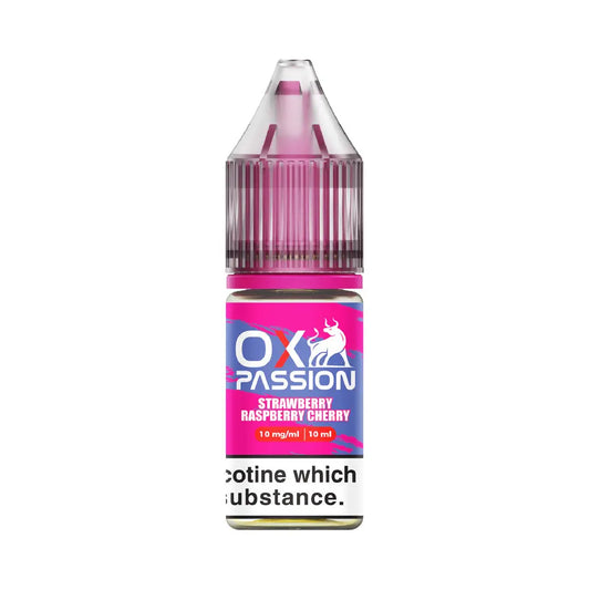 Strawberry Raspberry Cherry OX Passion 10ml Nic Salt by Oxva