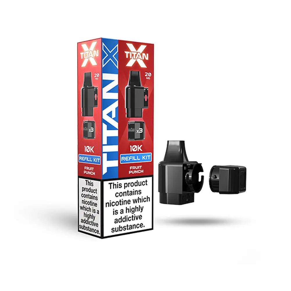 Titan X Prefilled Pods + Refill Containers Titan