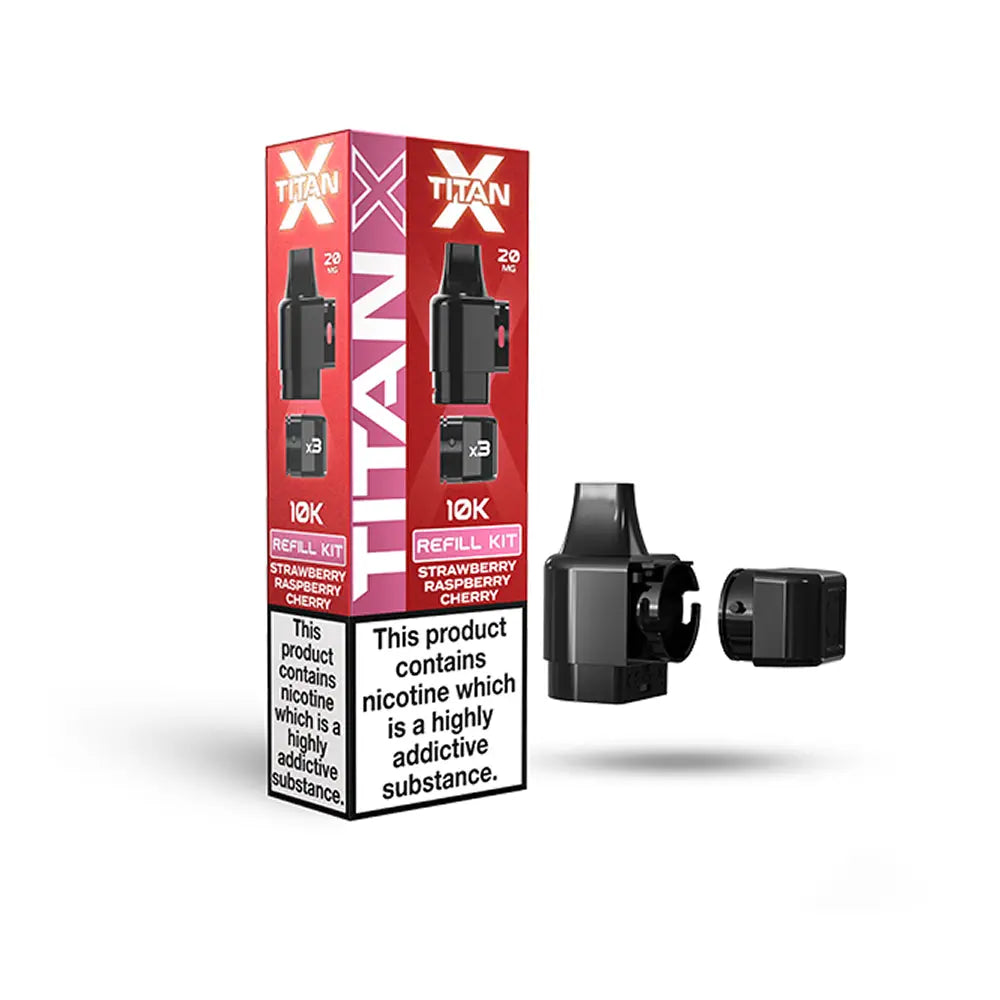 Titan X Prefilled Pods + Refill Containers Titan