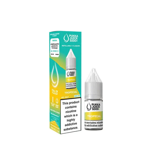 Tropical 10ml Nic Salt by Pukka Juice 5000+