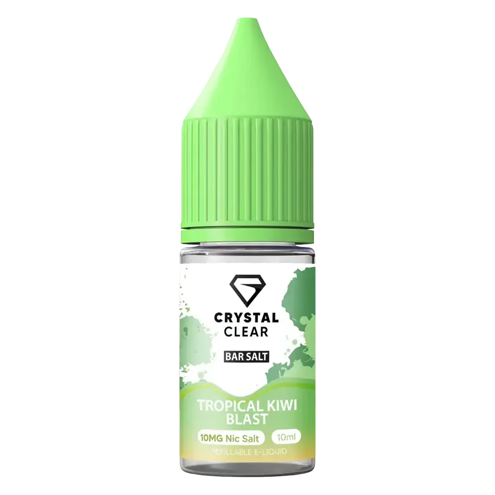 Tropical Kiwi Blast Nic Salt by Crystal Clear Bar Salts Crystal Clear