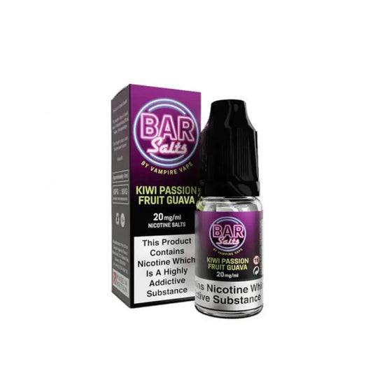 Vampire Vape Bar Salts Kiwi Passion Fruit Guava 10ml Nic Salt E-Liquid