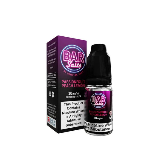 Vampire Vape Bar Salts Passionfruit Peach Lemon 10ml Nic Salt E-Liquid