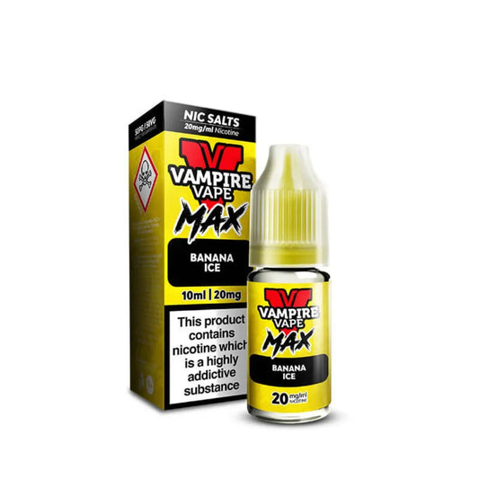 Vampire Vape MAX Banana Ice 10ml Nic Salt