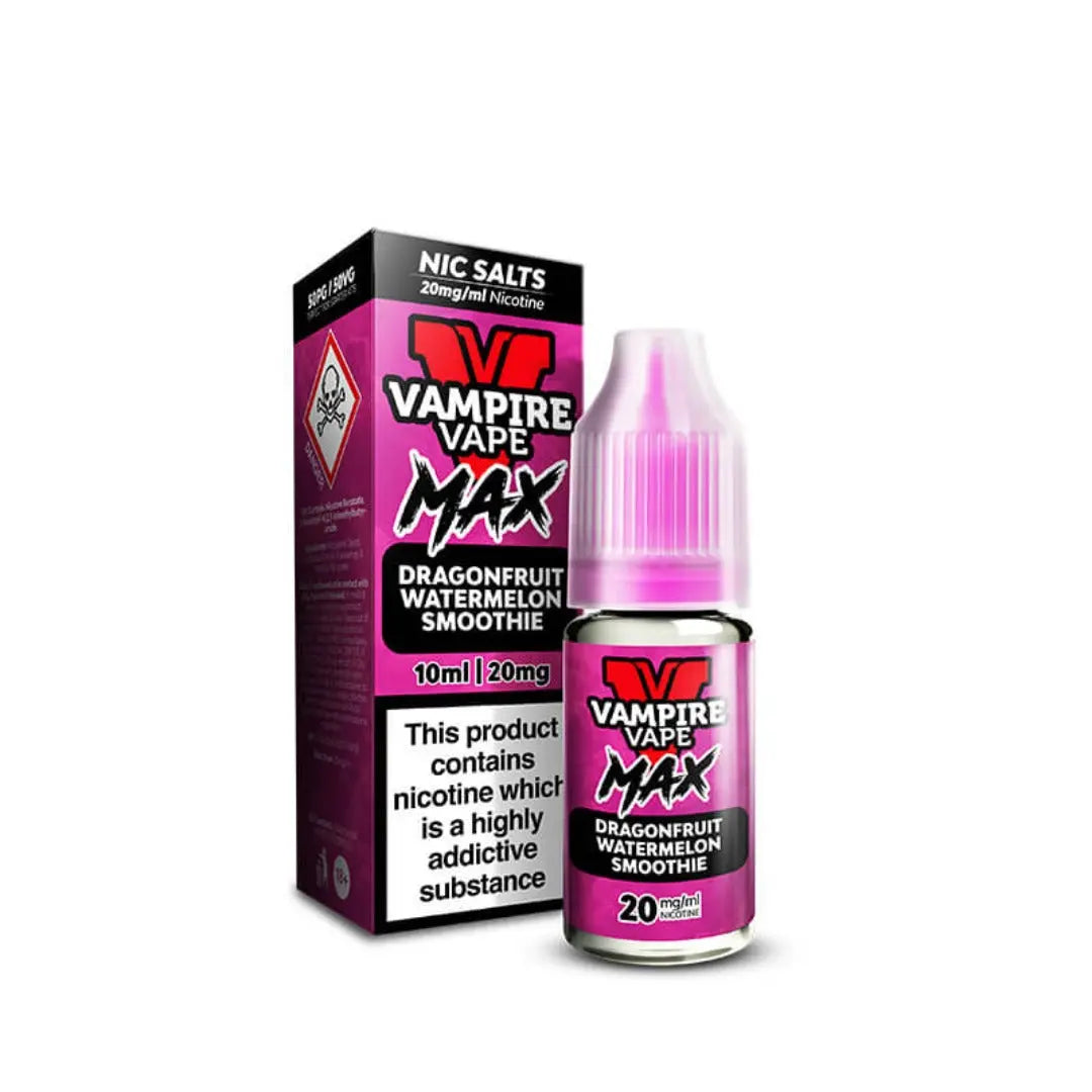 Vampire Vape MAX Dragonfruit Watermelon Smoothie 10ml Nic Salt