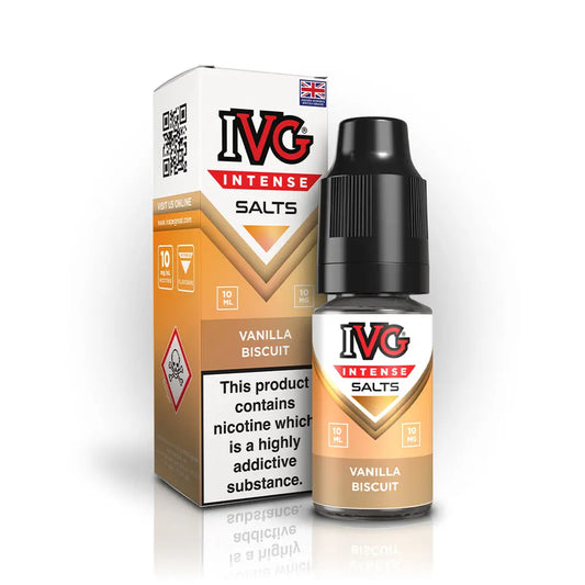 Vanilla Biscuit Nic Salt by IVG Intense Salts
