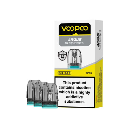 Voopoo Argus Top Fill V2 Pod Cartridges - Pack of 3 premier