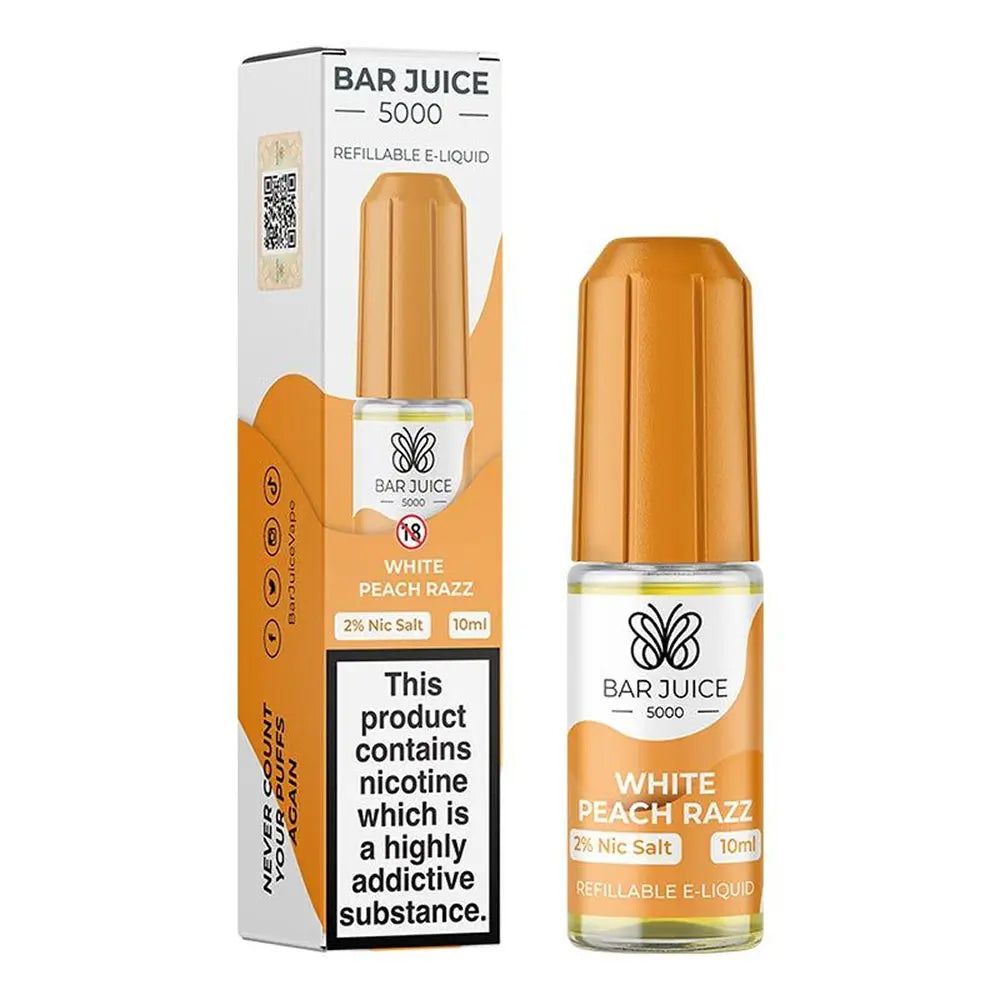 White Peach Razz by Bar Juice 5000 Barjuice